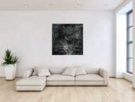 Gemälde Original abstrakt 100x100cm Minimalistisch Modern Art ...