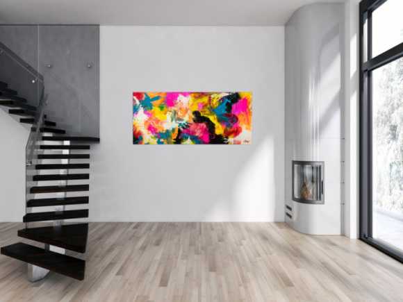 Gemälde Original abstrakt 70x160cm Minimalistisch Modern Art ...