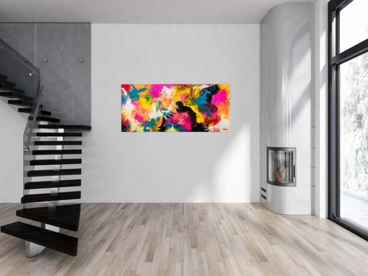 Gemälde Original abstrakt 70x160cm Minimalistisch Modern Art ...