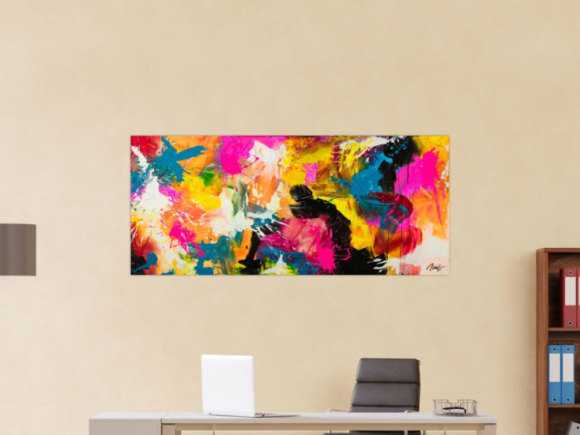 Kunstdruck auf Leinwand abstraktes Gemälde Nr. 1827