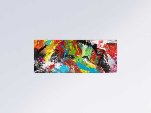 Kunstdruck auf Leinwand abstraktes Gemälde Nr. 1828
