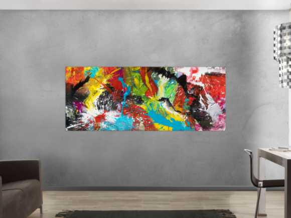 Kunstdruck auf Leinwand abstraktes Gemälde Nr. 1828