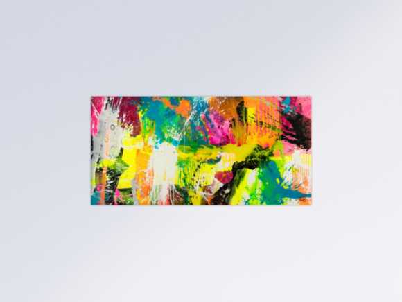 Kunstdruck Ausschnitt erstellen abstraktes Gemälde Nr. 1830