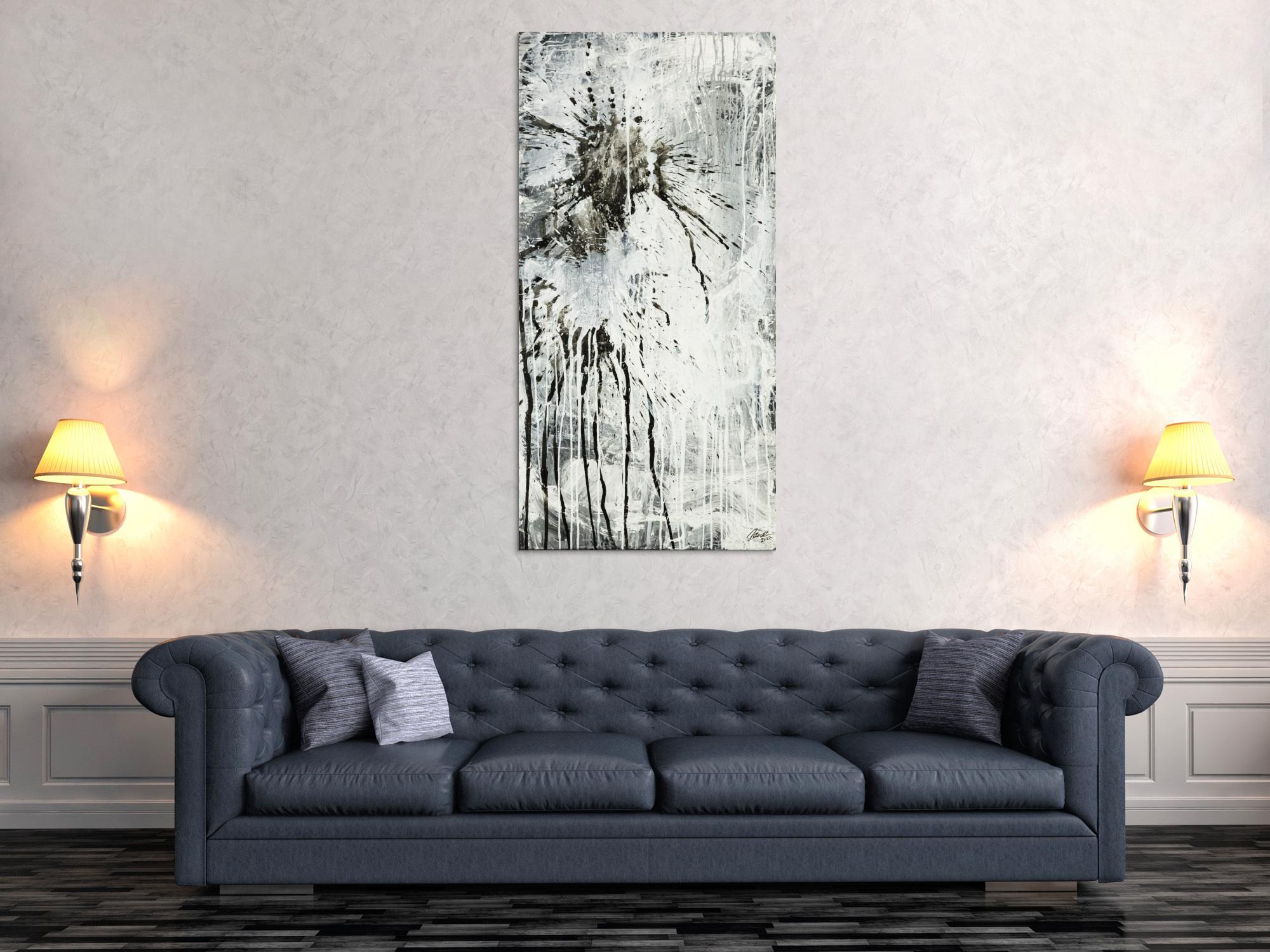 Abstraktes Bild auf Leinwand