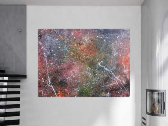 Kunstdruck Ausschnitt erstellen abstraktes Gemälde Nr. 184