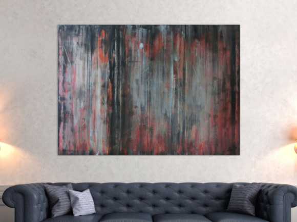 Kunstdruck Ausschnitt erstellen abstraktes Gemälde Nr. 186