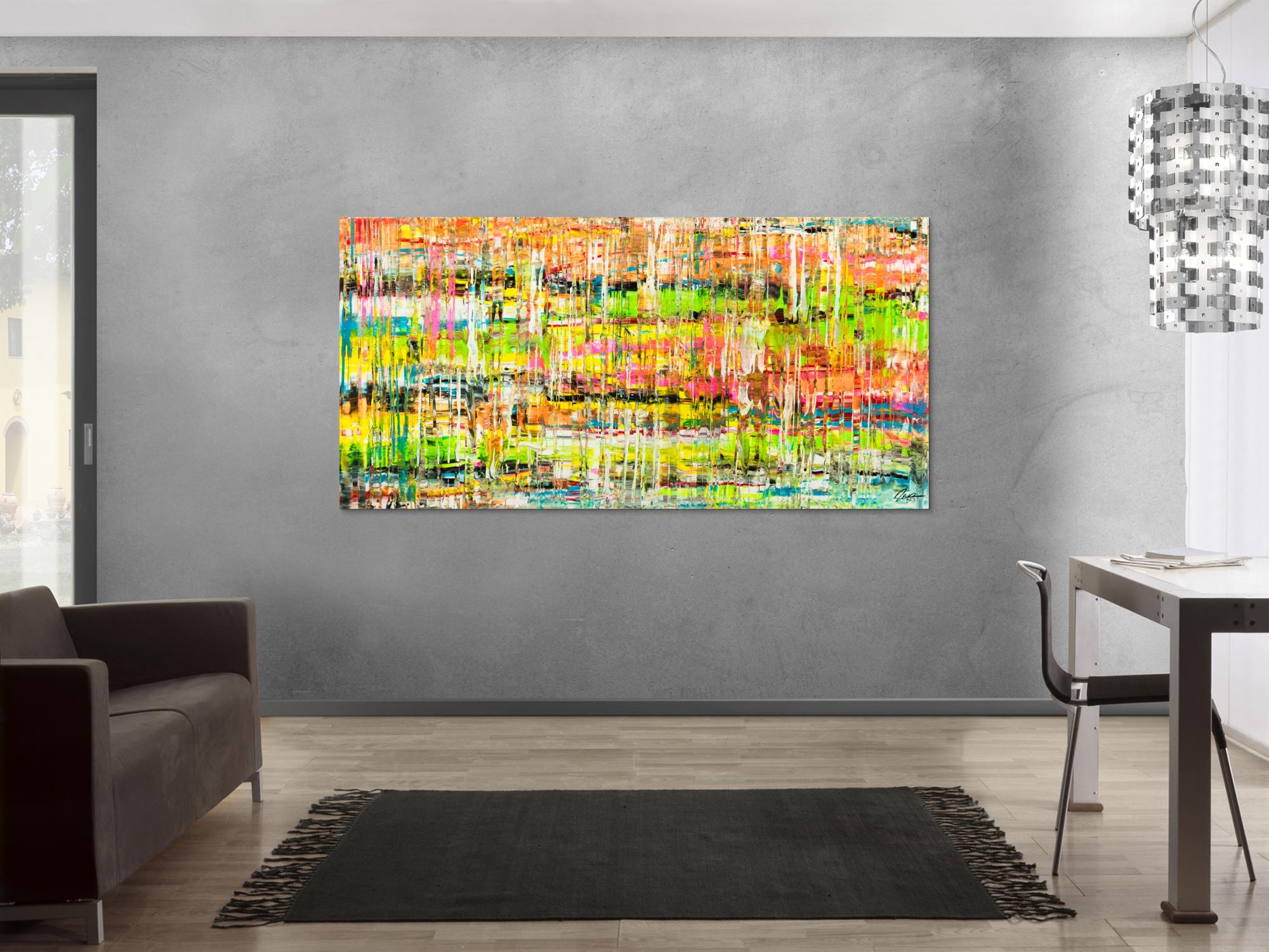 Abstraktes Bild auf Leinwand