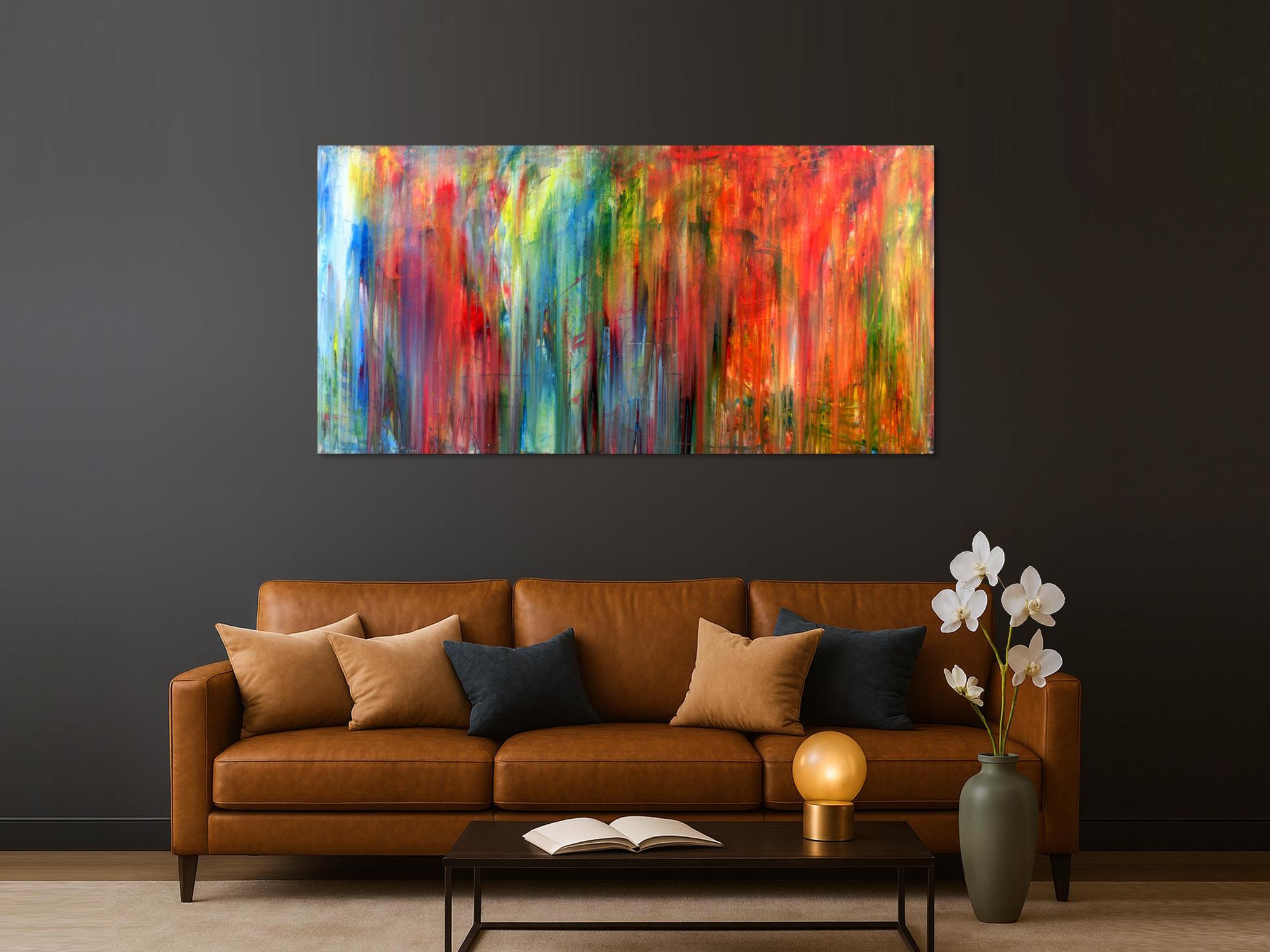 Modernes Wandbild Acryl modern und bunt