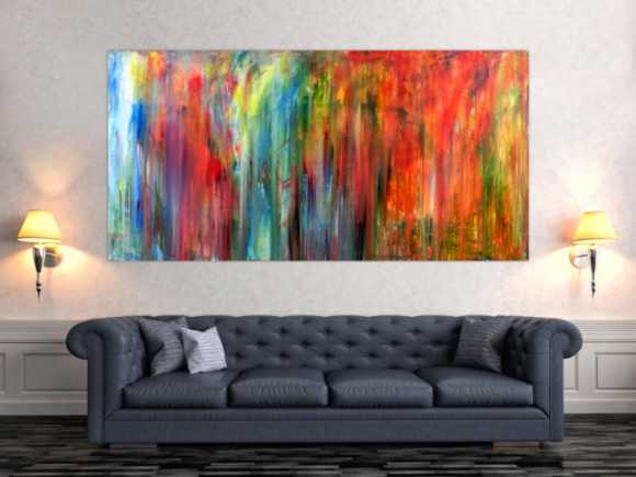 Modernes Wandbild Acryl modern und bunt