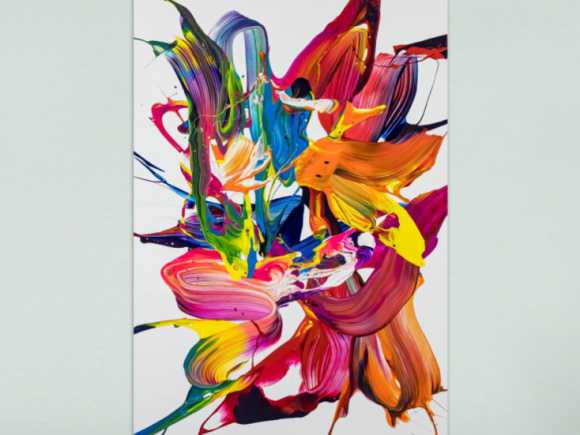 Kunstdruck auf Leinwand abstraktes Gemälde Nr. 1893