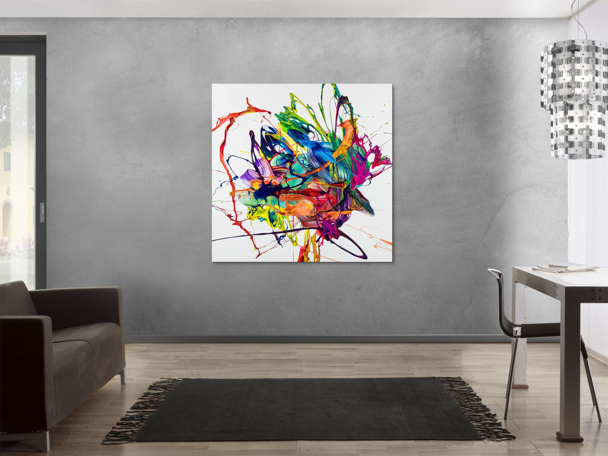 Abstraktes Bild auf Leinwand
