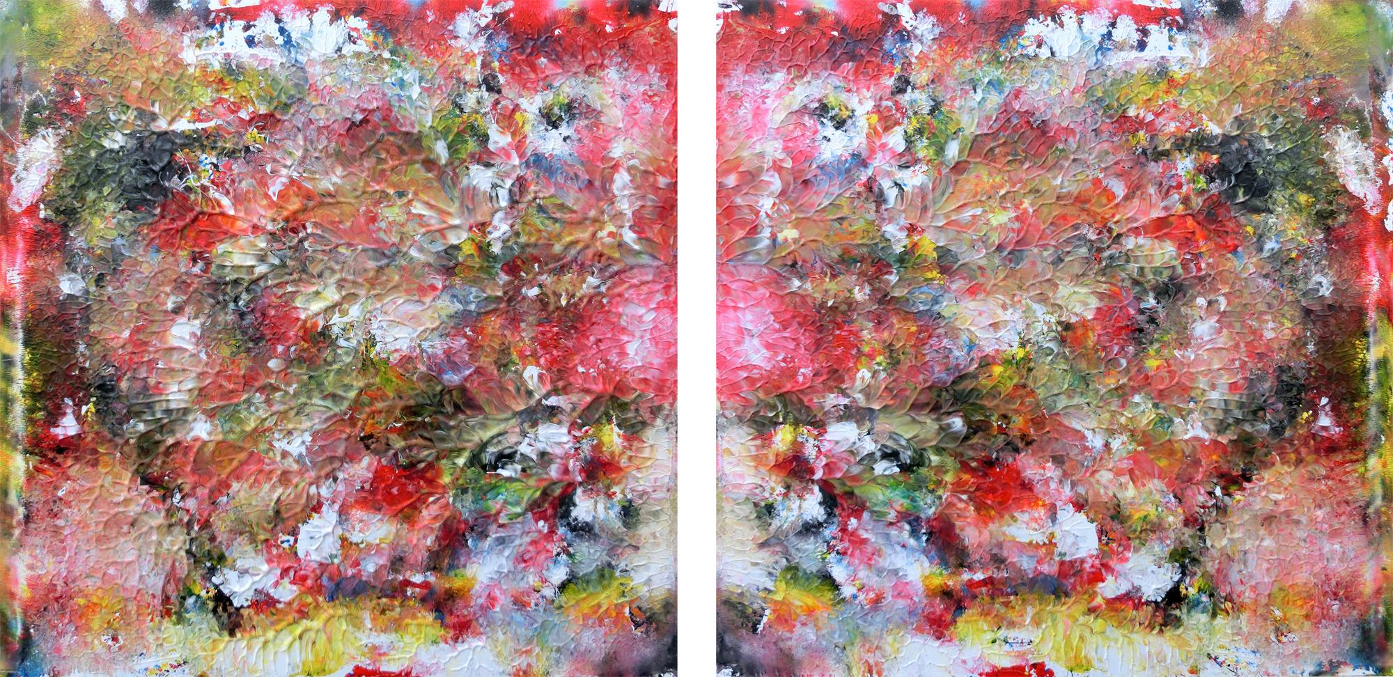 Abstraktes Kunstwerk Gemälde Acrylbild modern und sehr groß