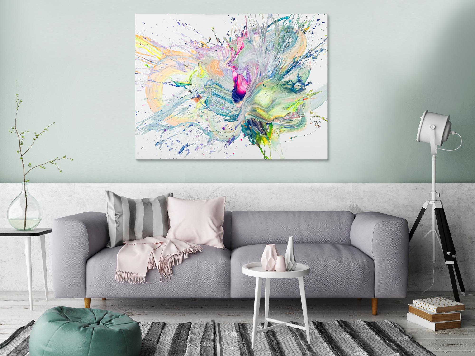 Abstraktes Bild auf Leinwand