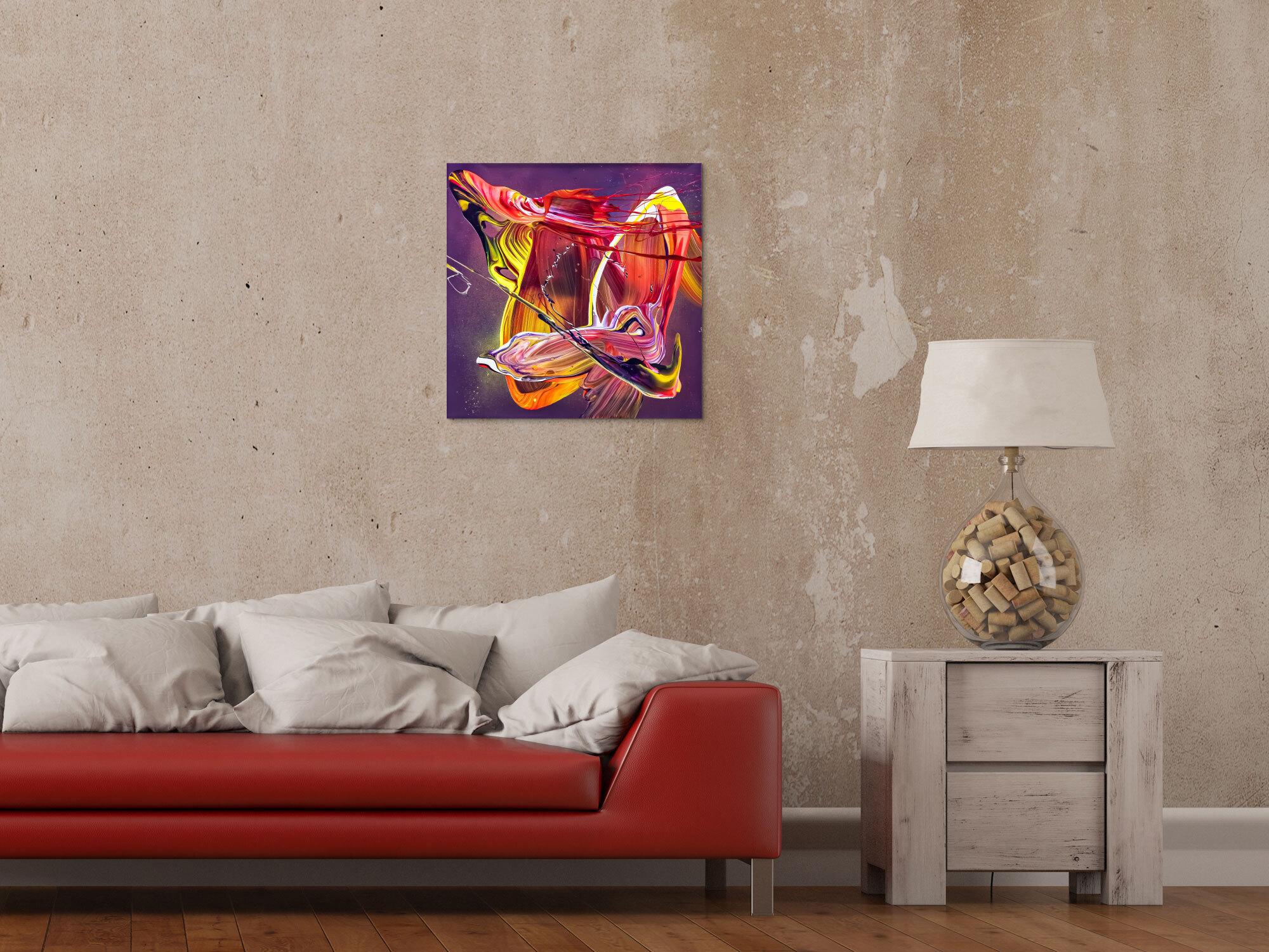 Abstraktes Bild auf Leinwand