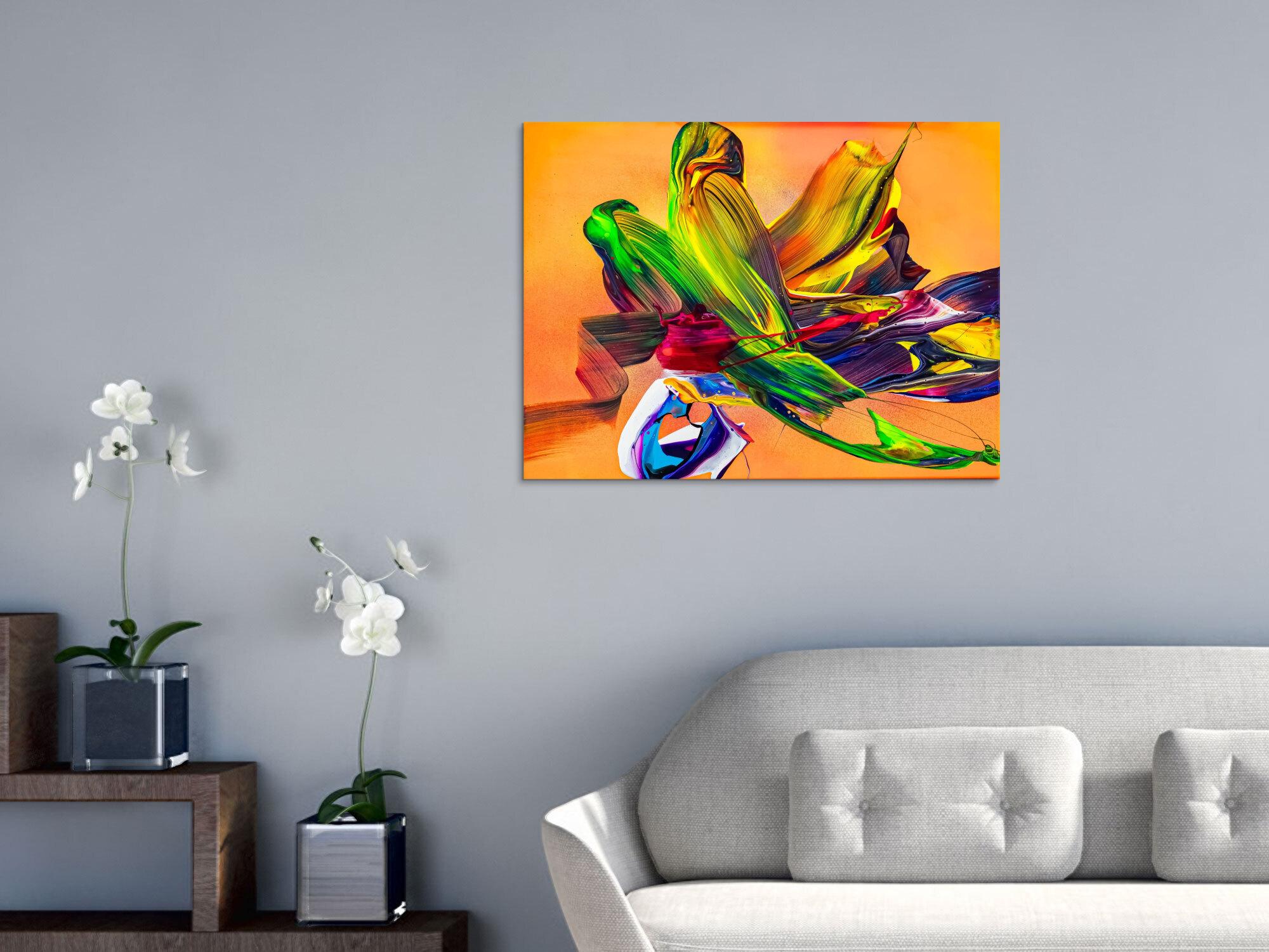 Abstraktes Bild auf Leinwand