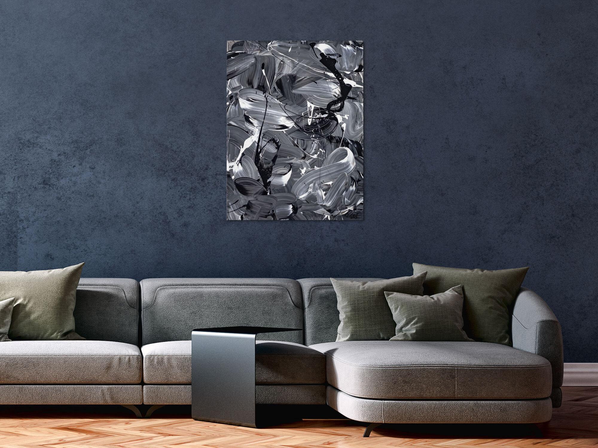 Abstraktes Bild auf Leinwand