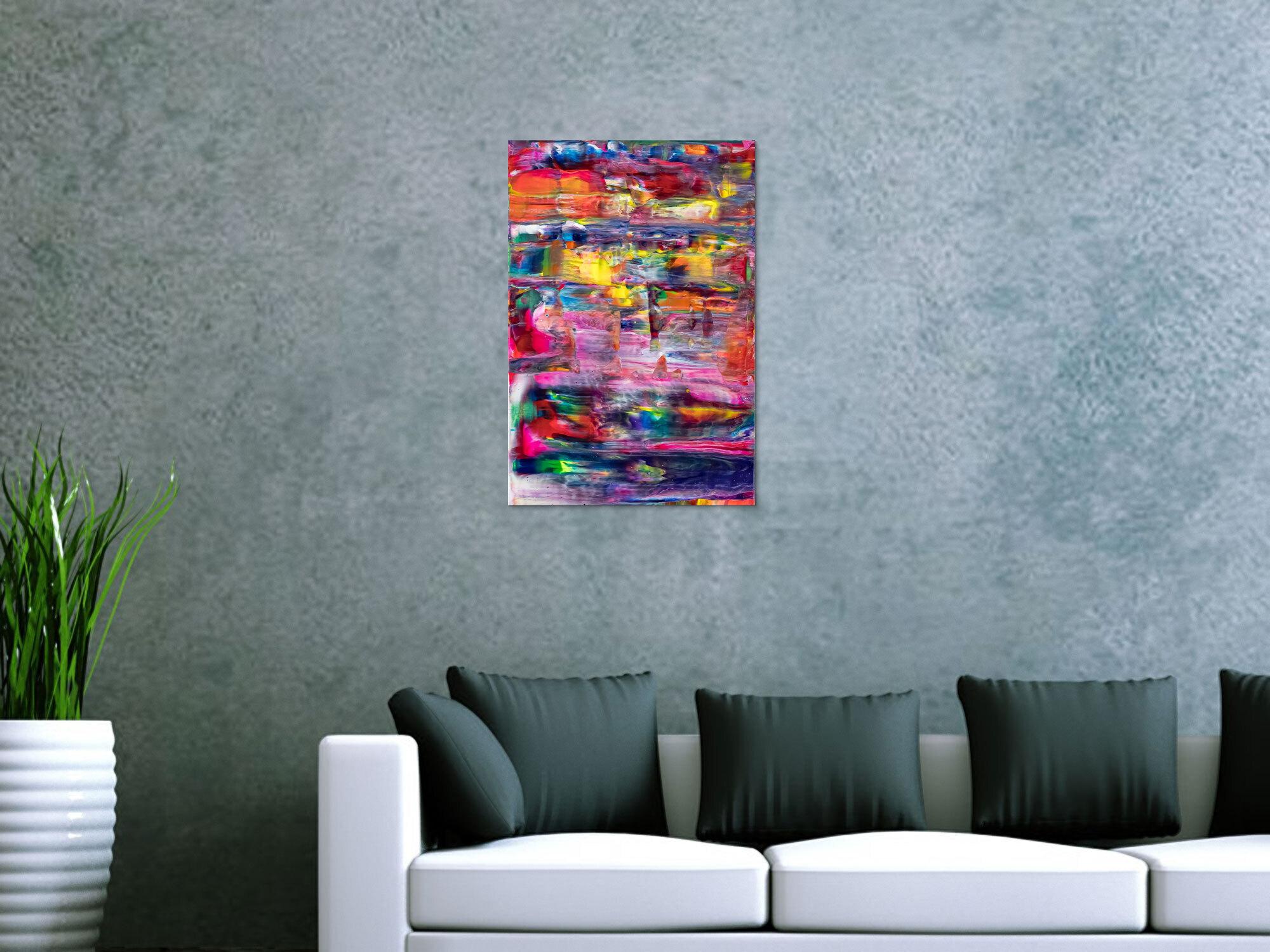 Abstraktes Bild auf Leinwand