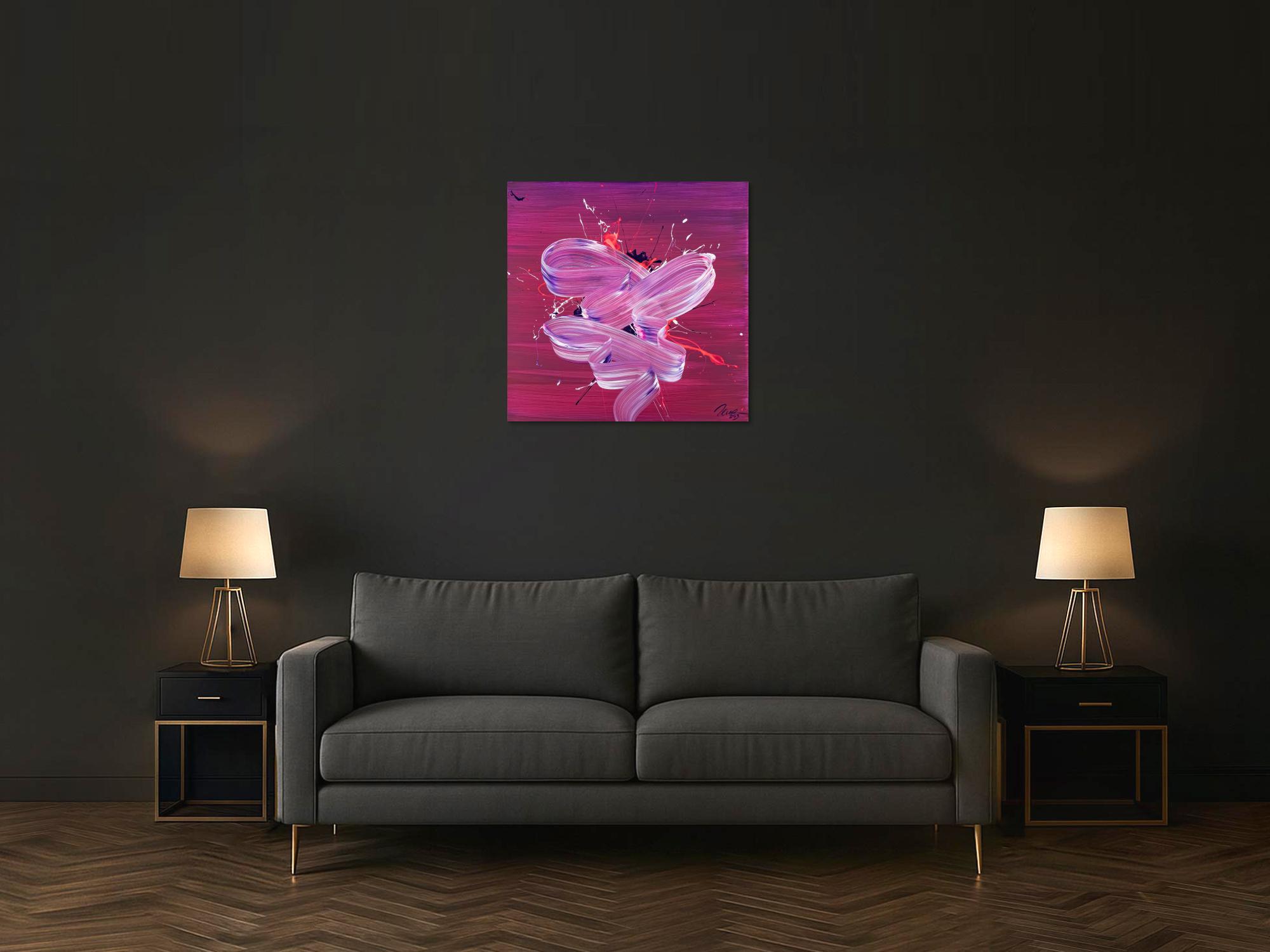 Abstraktes Bild auf Leinwand