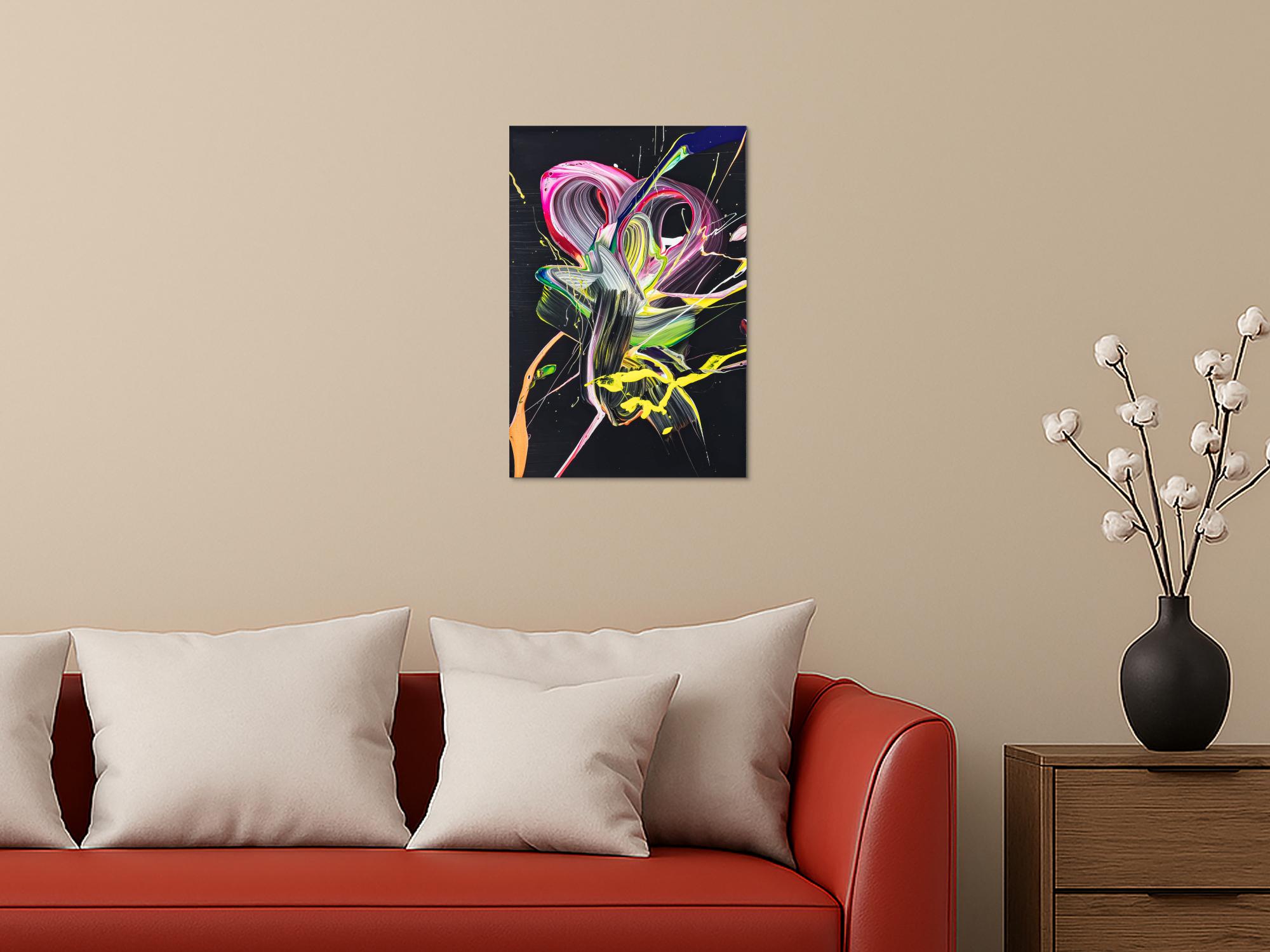 Abstraktes Bild auf Leinwand