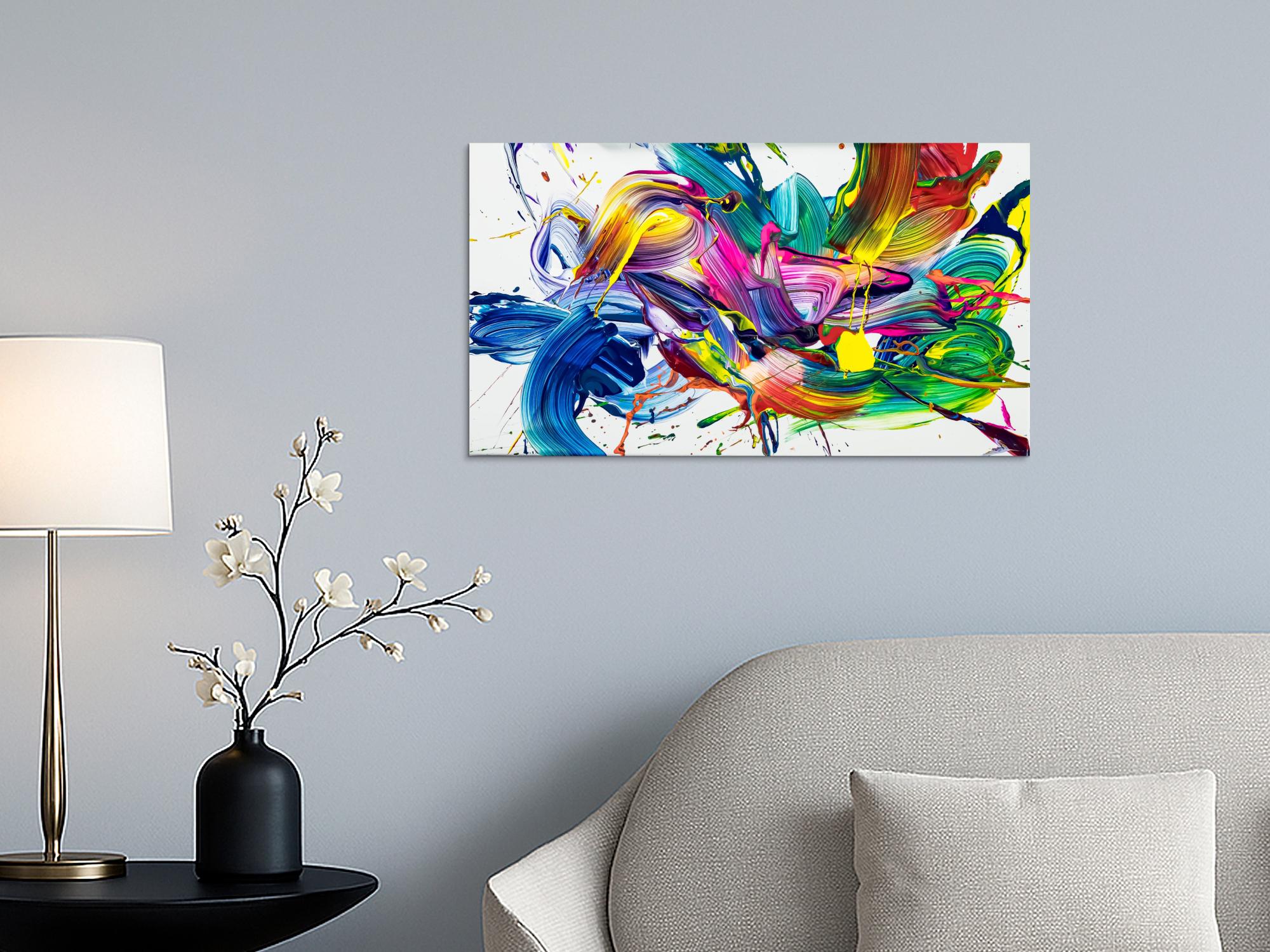 Abstraktes Bild auf Leinwand