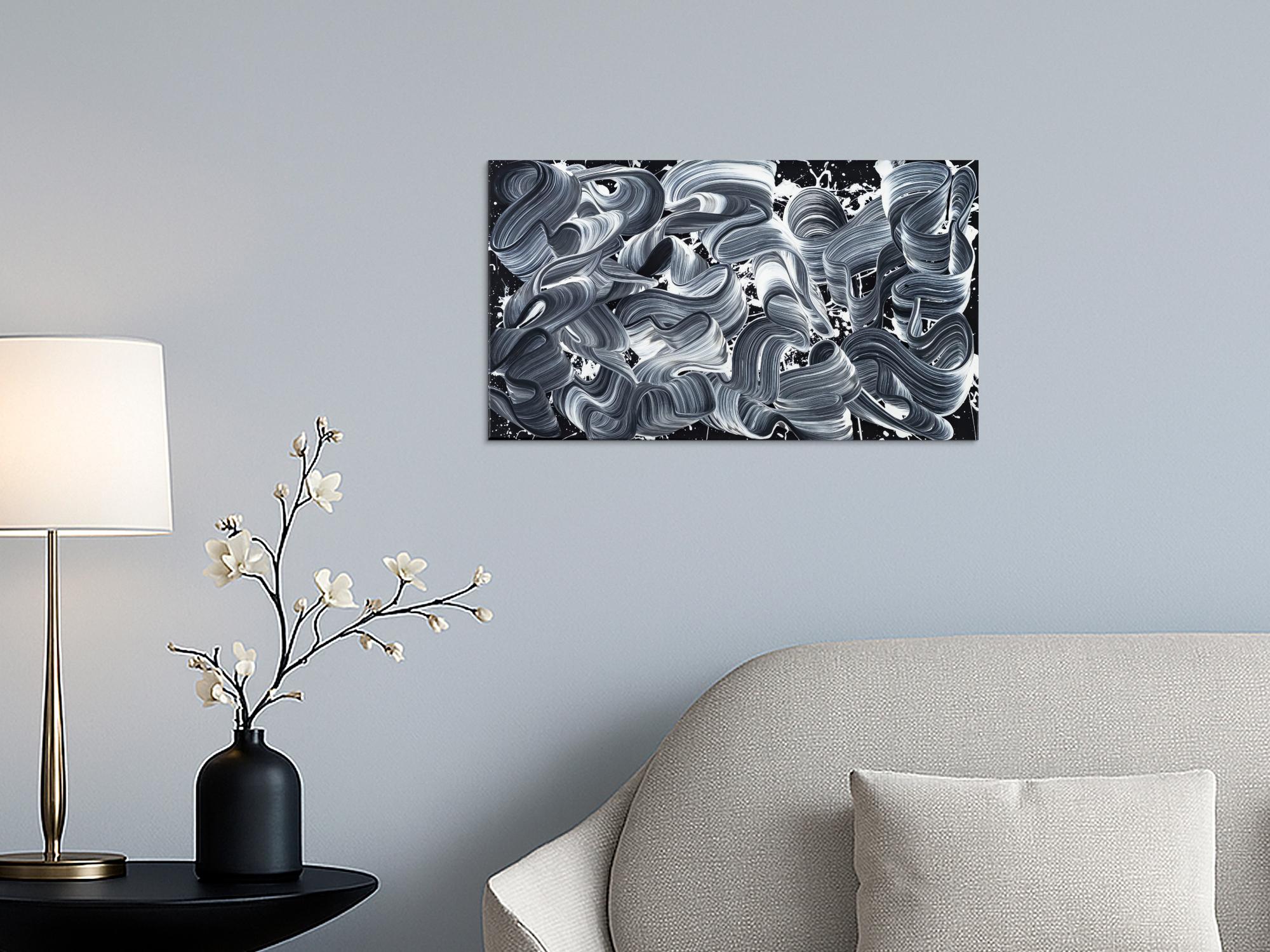 Abstraktes Bild auf Leinwand