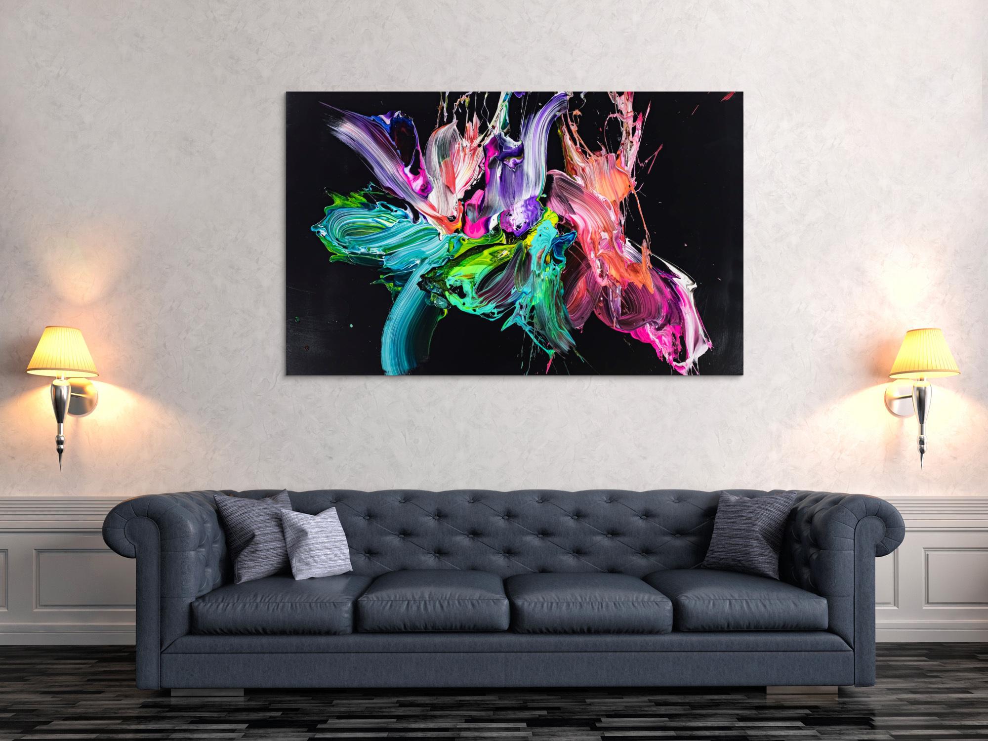 Abstraktes Bild auf Leinwand