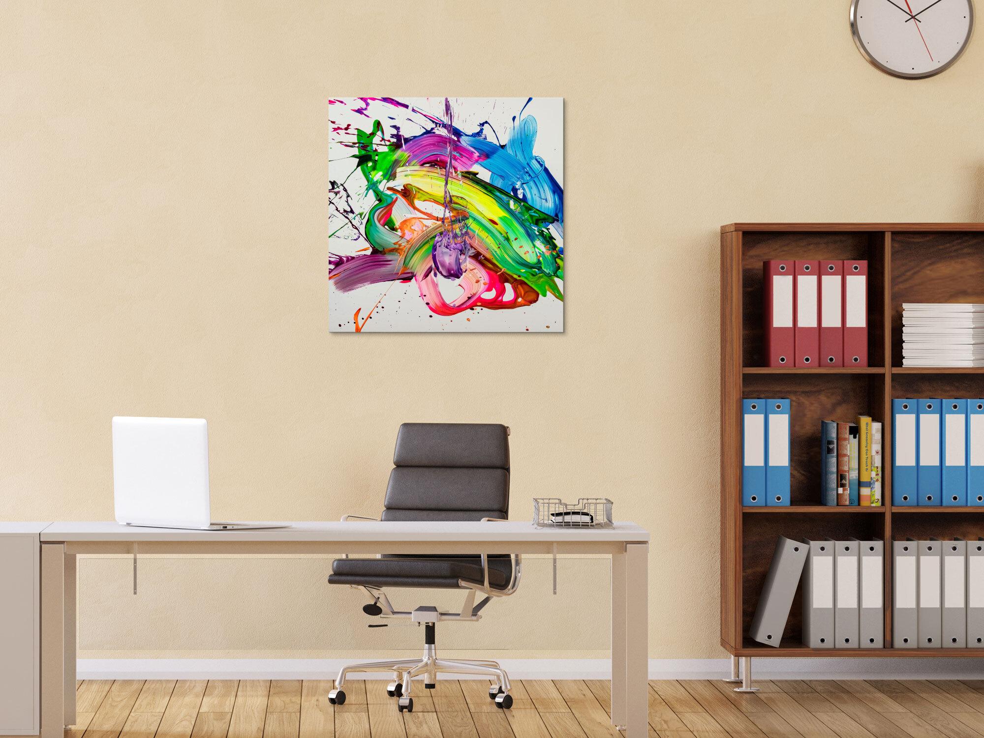 Abstraktes Bild auf Leinwand