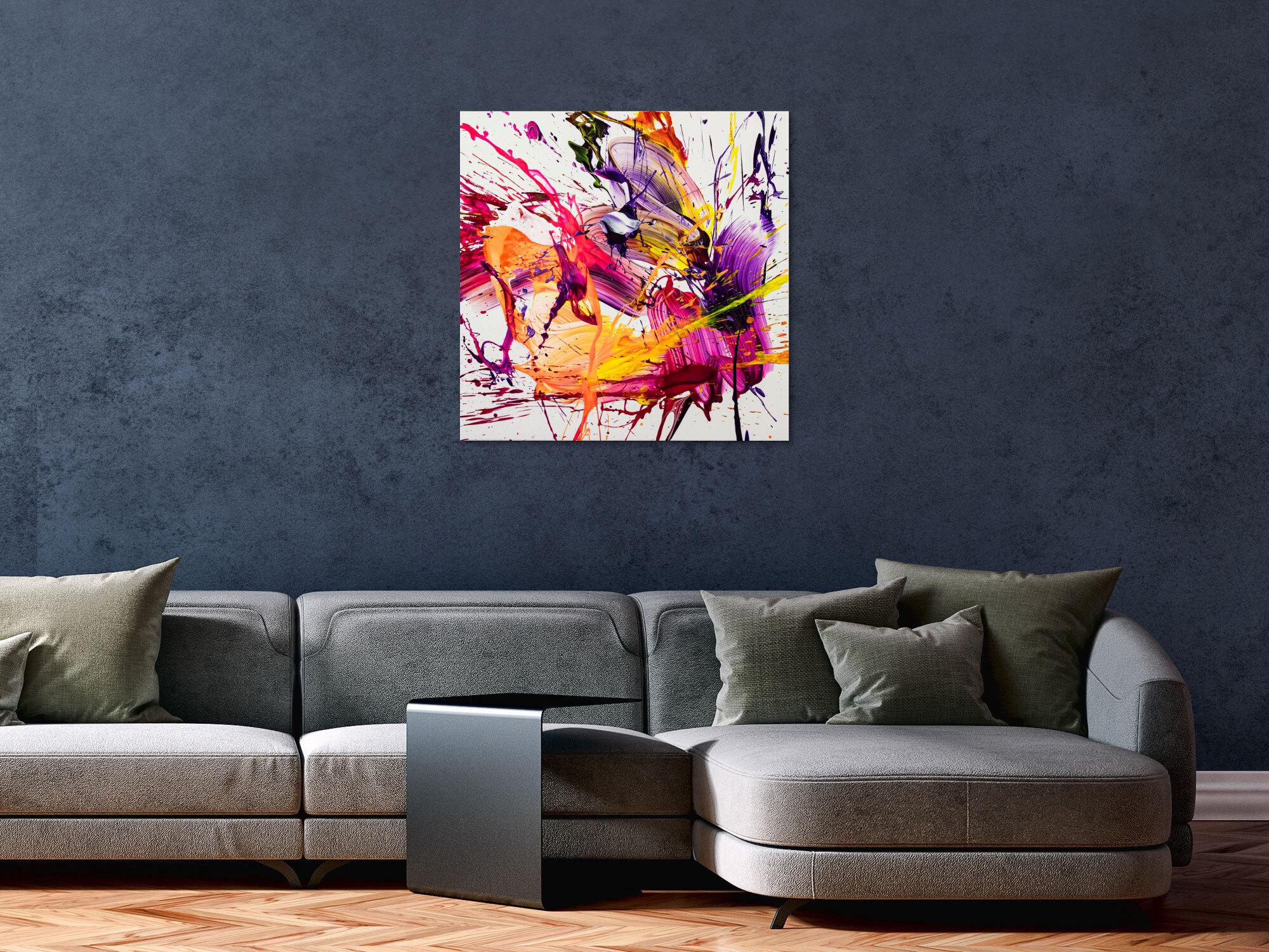Abstraktes Bild auf Leinwand