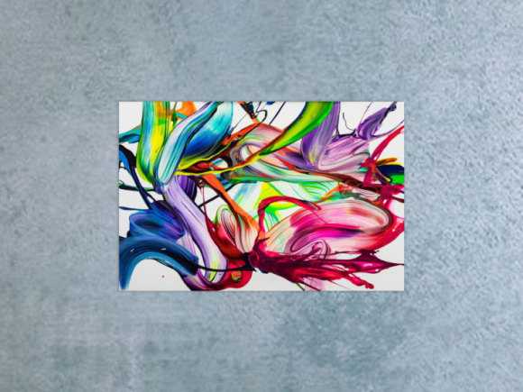 Kunstdruck auf Leinwand abstraktes Gemälde Nr. 1959
