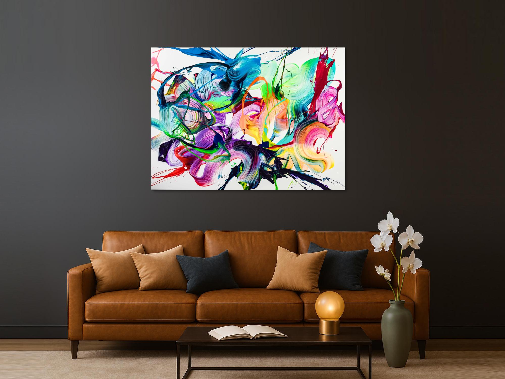 Abstraktes Bild auf Leinwand