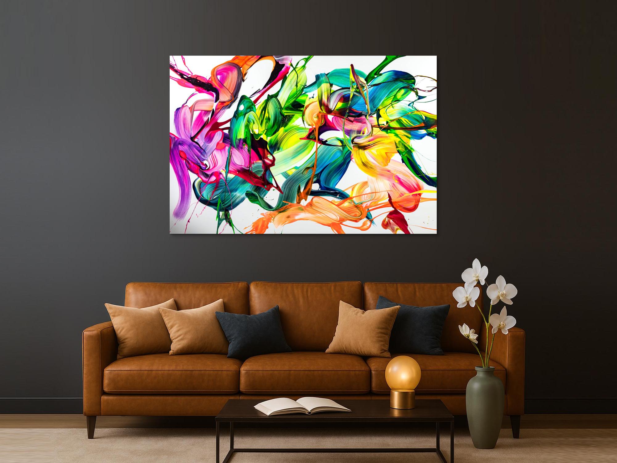 Abstraktes Bild auf Leinwand