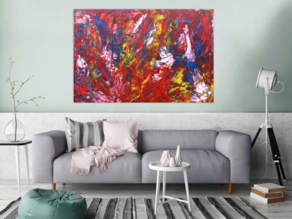 Modernes Acrylbild abstrakt