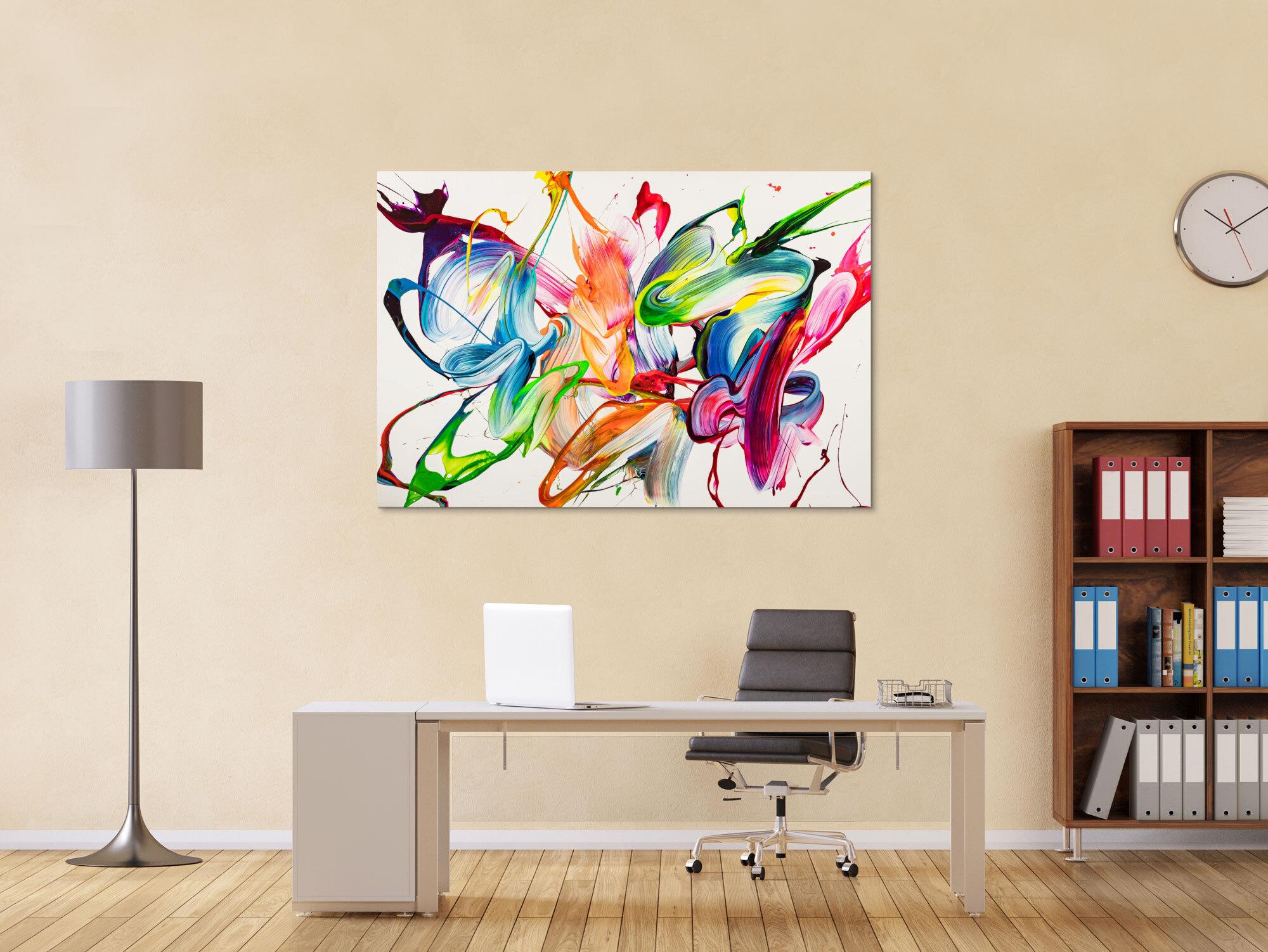 Abstraktes Bild auf Leinwand