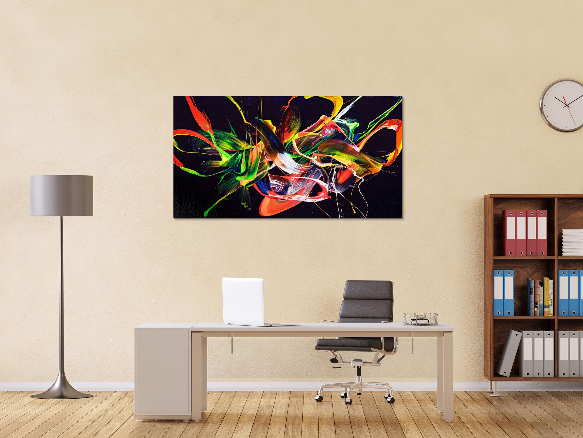 Abstraktes Bild auf Leinwand