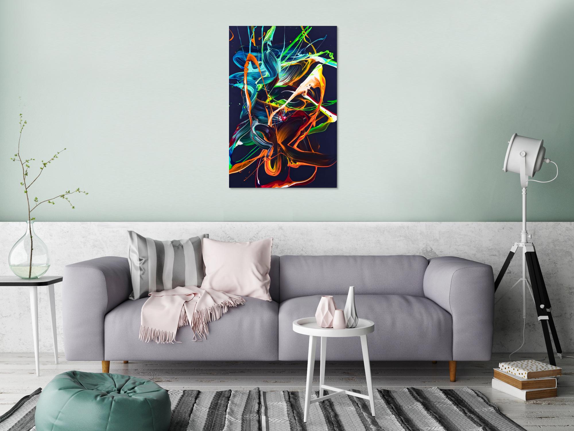 Abstraktes Bild auf Leinwand