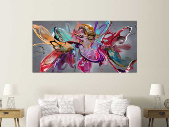 Kunstdruck auf Leinwand abstraktes Gemälde Nr. 1992