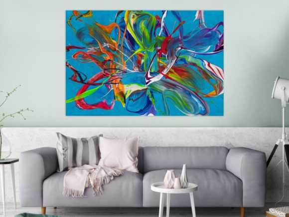 Kunstdruck auf Leinwand abstraktes Gemälde Nr. 1996