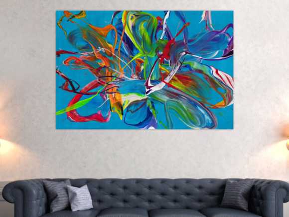 Kunstdruck Ausschnitt erstellen abstraktes Gemälde Nr. 1996