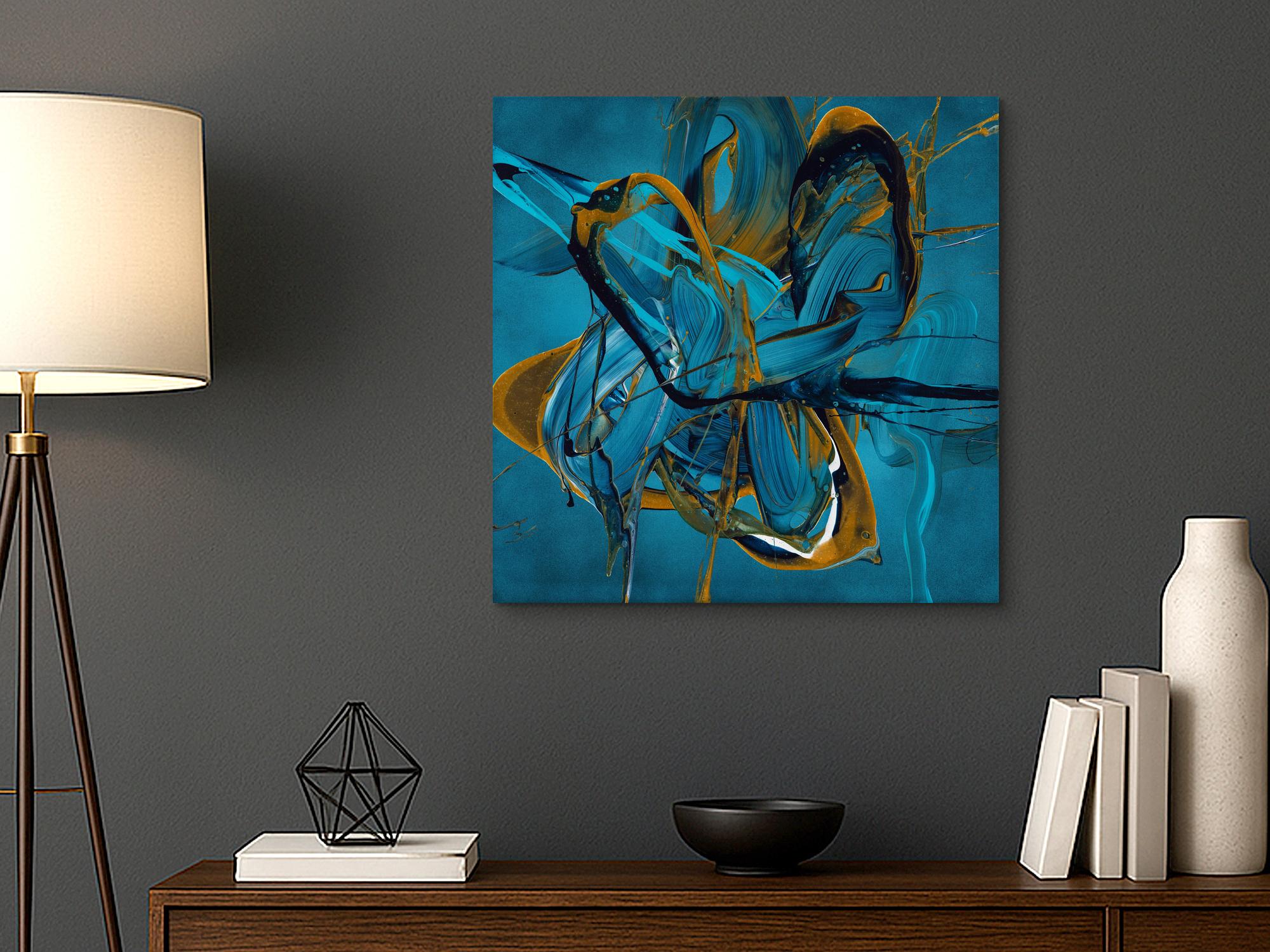 Abstraktes Bild auf Leinwand