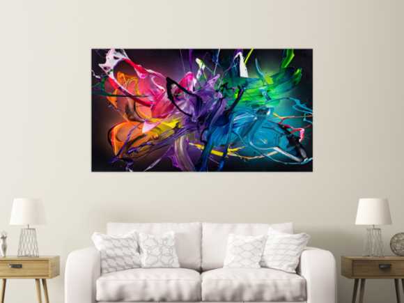 Kunstdruck auf Leinwand abstraktes Gemälde Nr. 2005