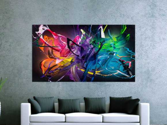 Kunstdruck auf Leinwand abstraktes Gemälde Nr. 2005