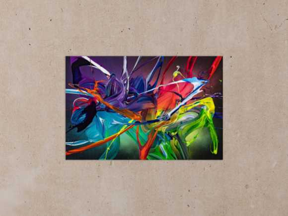 Kunstdruck auf Leinwand abstraktes Gemälde Nr. 2009