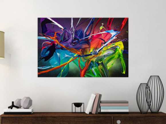 Kunstdruck auf Leinwand abstraktes Gemälde Nr. 2009