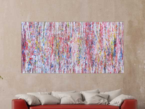 Kunstdruck Ausschnitt erstellen abstraktes Gemälde Nr. 211