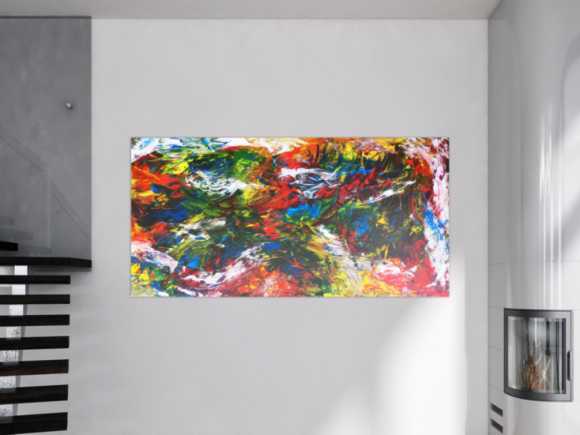 Kunstdruck Ausschnitt erstellen abstraktes Gemälde Nr. 212