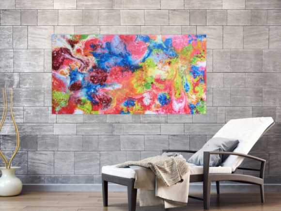 Kunstdruck Ausschnitt erstellen abstraktes Gemälde Nr. 215