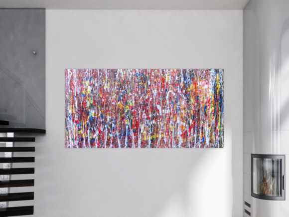Kunstdruck Ausschnitt erstellen abstraktes Gemälde Nr. 223