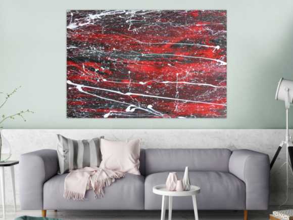 Kunstdruck Ausschnitt erstellen abstraktes Gemälde Nr. 24