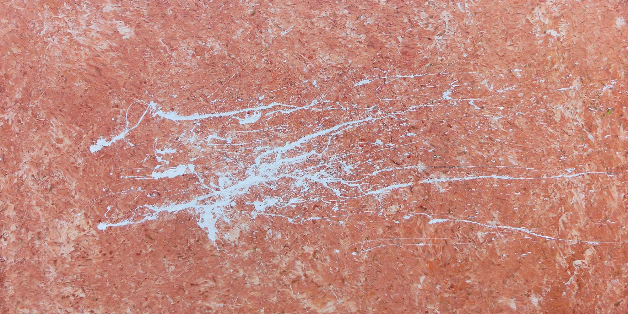 Abstraktes Acrylbild modern mit Fleck