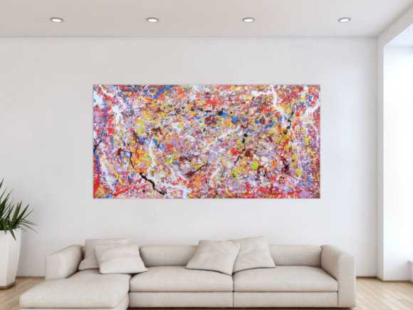 Kunstdruck Ausschnitt erstellen abstraktes Gemälde Nr. 256